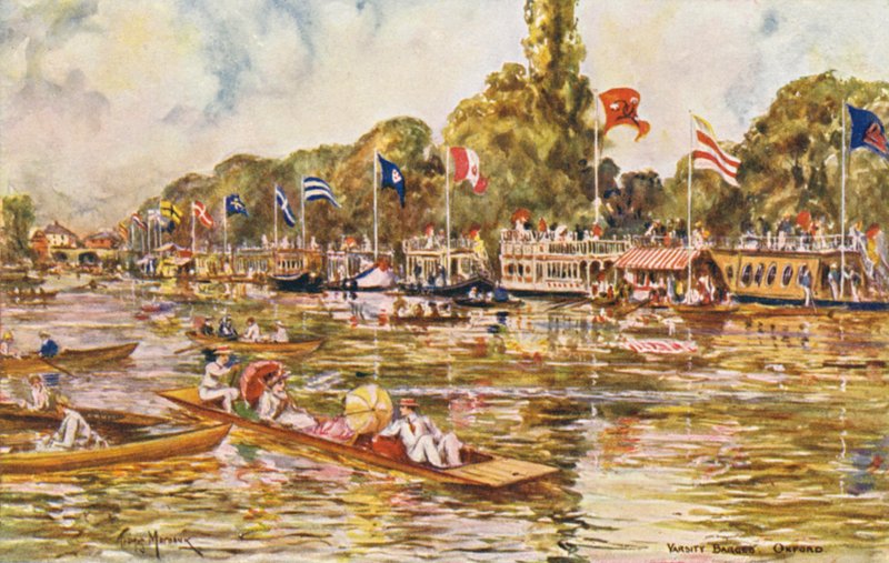 Řeka Temže: (barevná litografie) od Thomas Maybank
