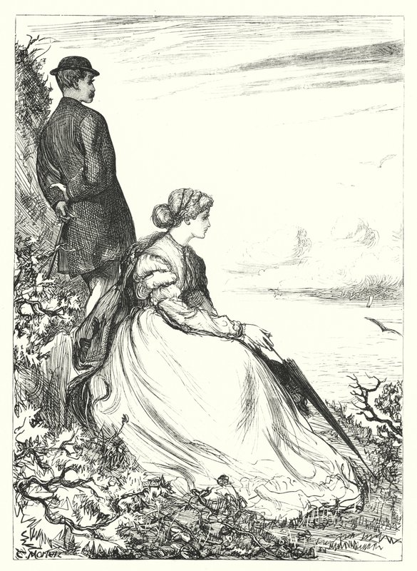 Under the Cliffs (rytina) od Thomas Morten
