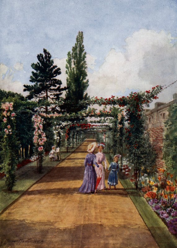 Kew Gardens: The Rosary (barevné lito) od Thomas Mower Martin