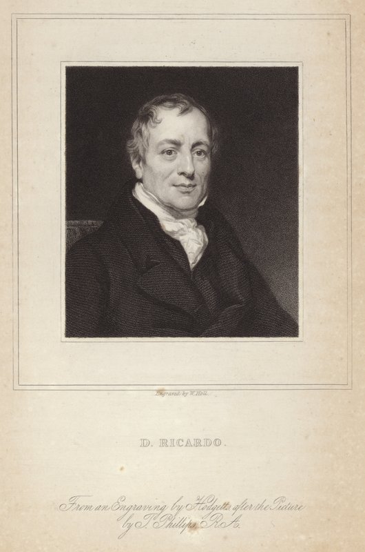 Portrét Davida Ricarda od Thomas Phillips