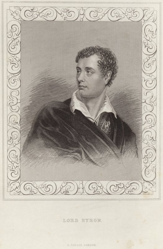 Portrét lorda Byrona od Thomas Phillips