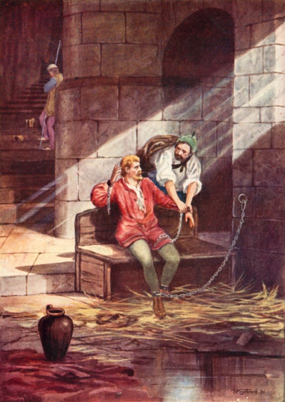 Útěk Gruffudda ap Cynana, krále Gwyneddu, z hradu Chester od Thomas Prytherch