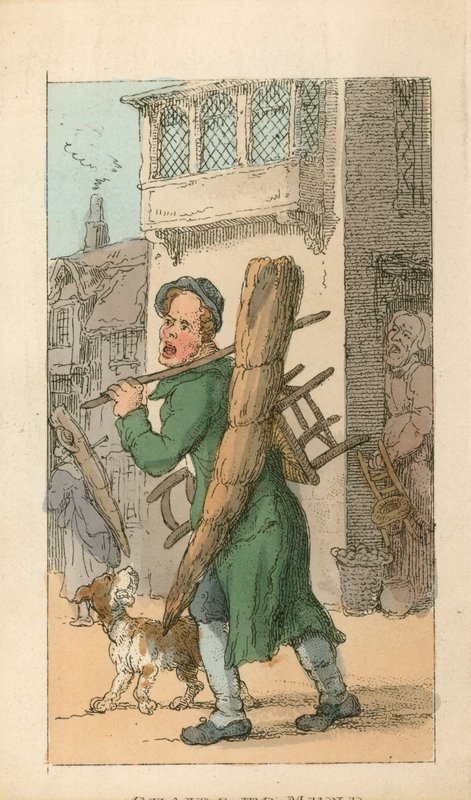 Židle k opravě od Thomas Rowlandson