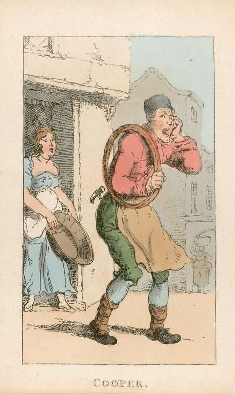 Bednář od Thomas Rowlandson