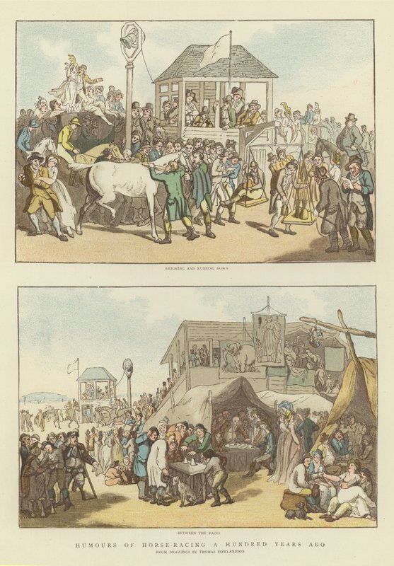 Humory z dostihů před sto lety od Thomas Rowlandson