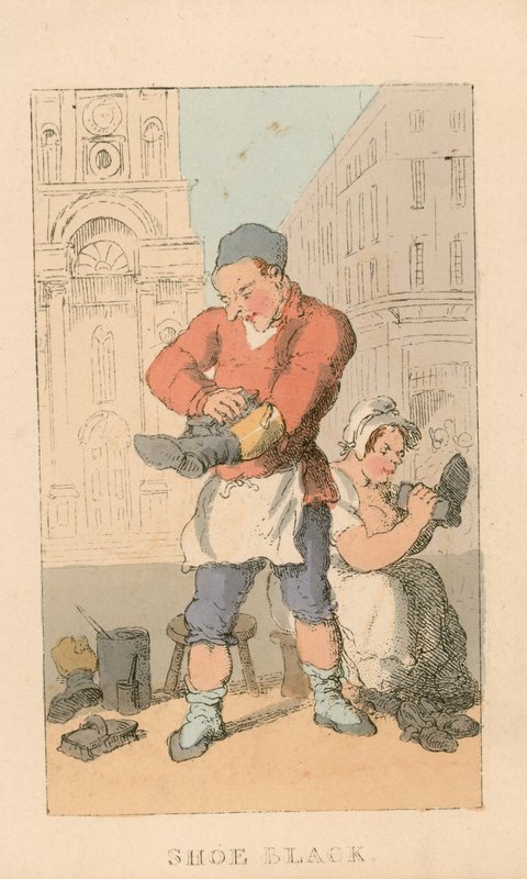 Bota černá od Thomas Rowlandson