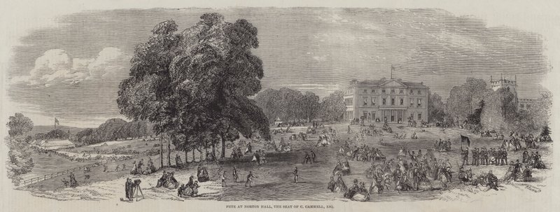 Slavnost v Norton Hall, sídlo C Cammella, Esquire od Thomas Sulman