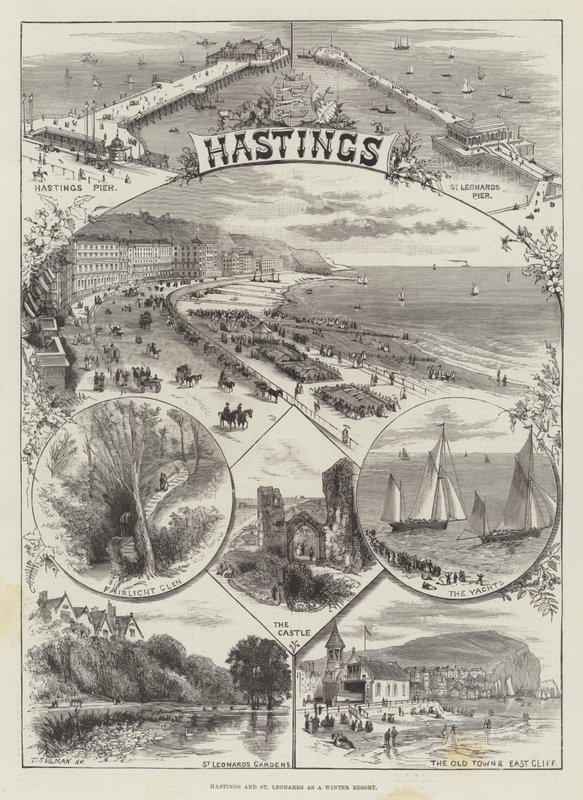 Hastings a St Leonards jako zimní středisko od Thomas Sulman