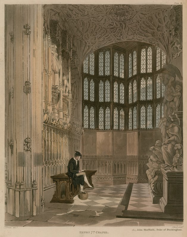 Jindřich 7. kaple; Westminster, Londýn od Thomas Uwins