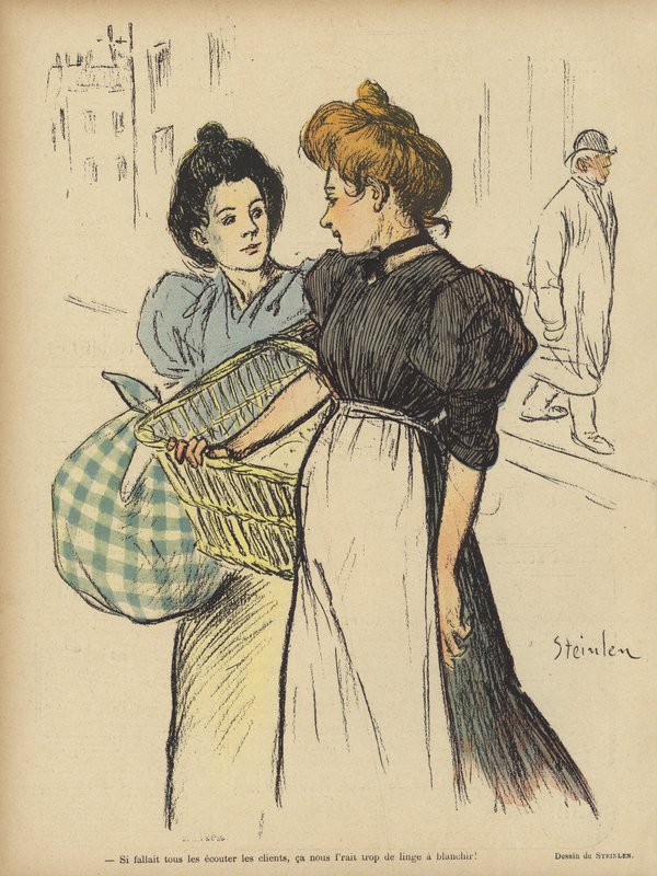 Ilustrace pro Le Rire od Théophile Alexandre Steinlen
