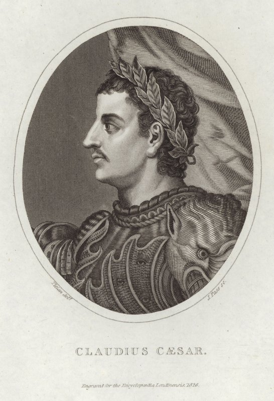 Portrét Claudia Caesara od Tiziano Vecelli