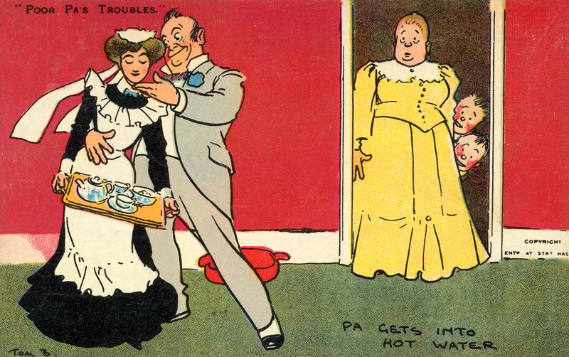 Pa se dostane do horké vody (chromolitho) od Tom Browne