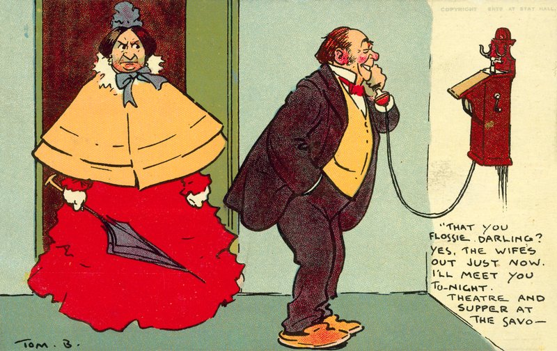 To ty Flossie, drahoušku! (chromolitho) od Tom Browne