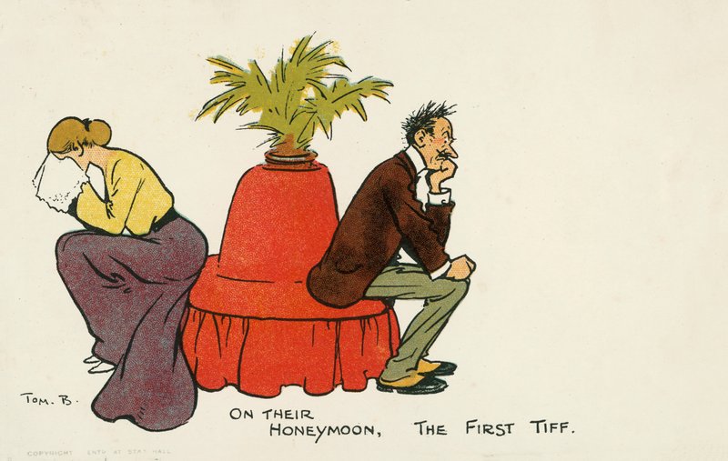První tiff (barevná litografie) od Tom Browne