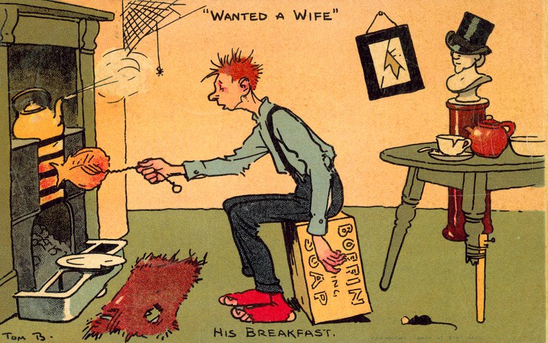 Wanted A Wife (chromolit) od Tom Browne