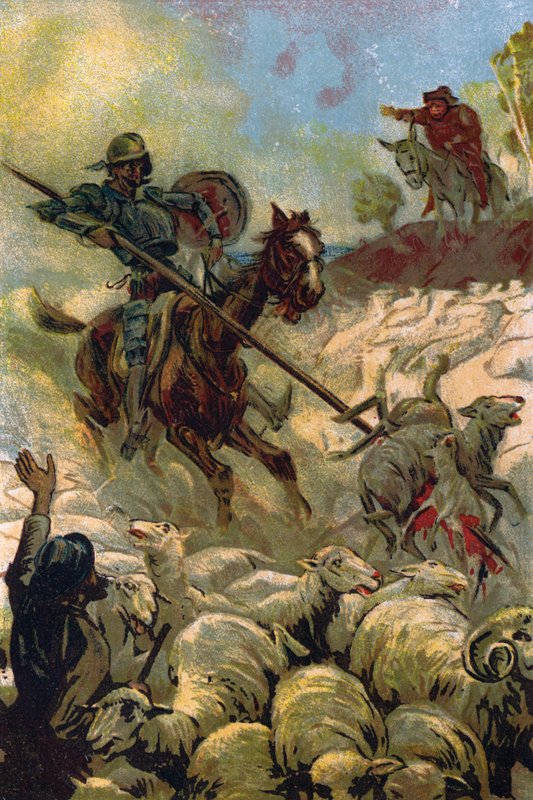 Ilustrace pro Dona Quijota od Unbekannt Unbekannt