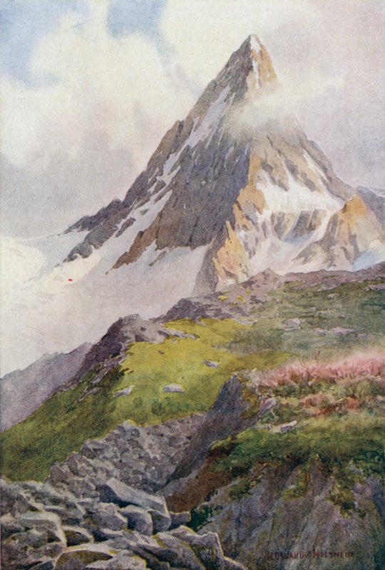 Mount Kolahoi, údolí Lidar od Unbekannt Unbekannt