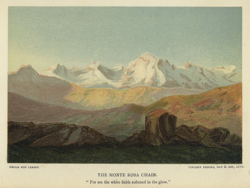 Řetěz Monte Rosa od Unbekannt Unbekannt