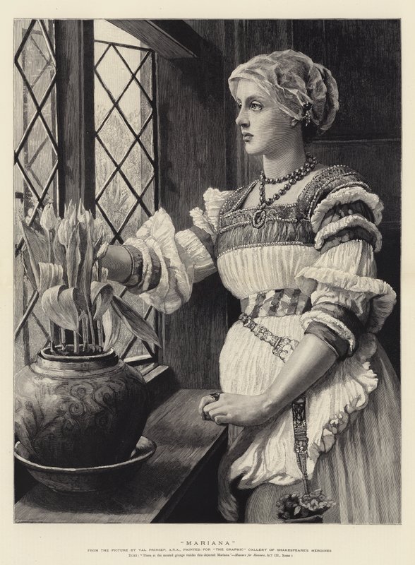 Mariana od Valentine Cameron Prinsep