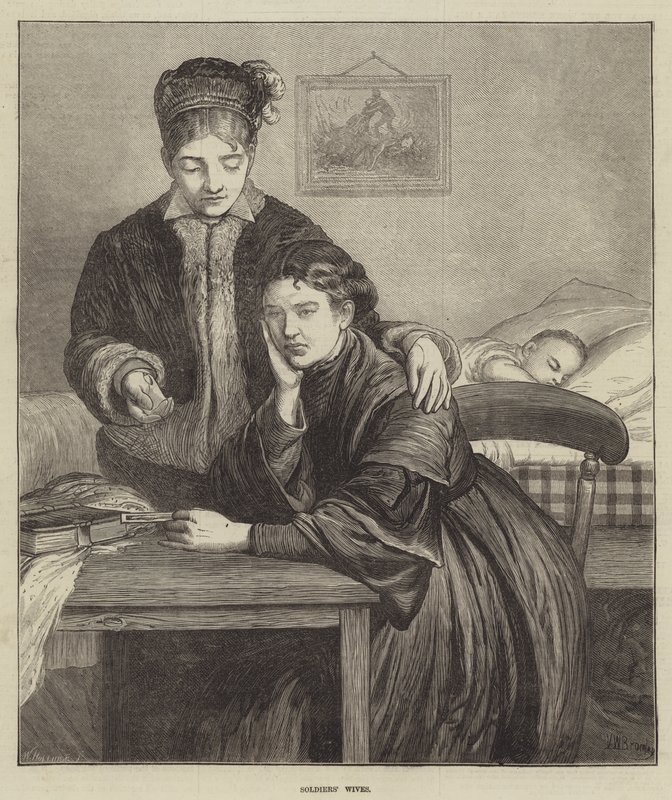 Manželky vojáků od Valentine Walter Lewis Bromley