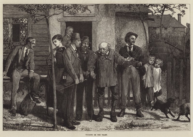Turisté na trampu od Valentine Walter Lewis Bromley