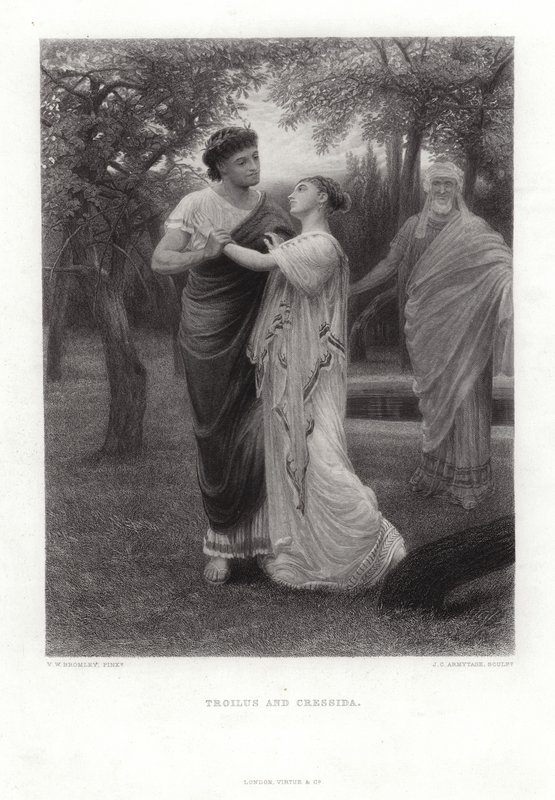 Troilus a Cressida od Valentine Walter Lewis Bromley
