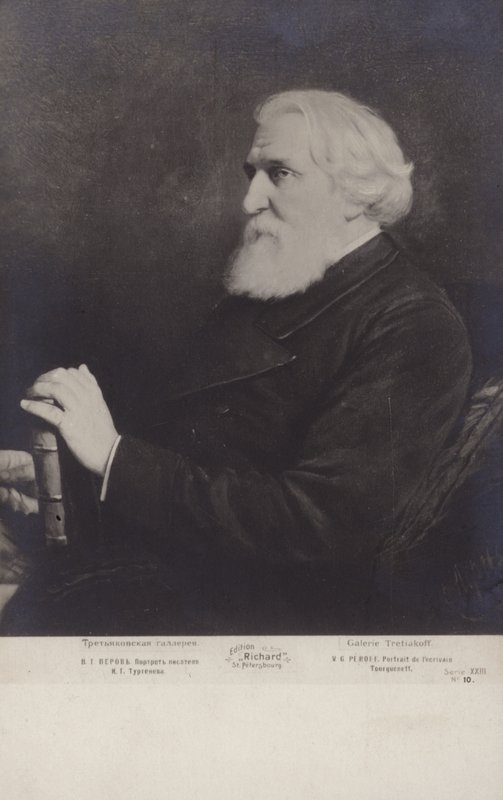 Ivan Turgenev , ruský romanopisec, povídkář a dramatik od Vasili Grigorevich Perov
