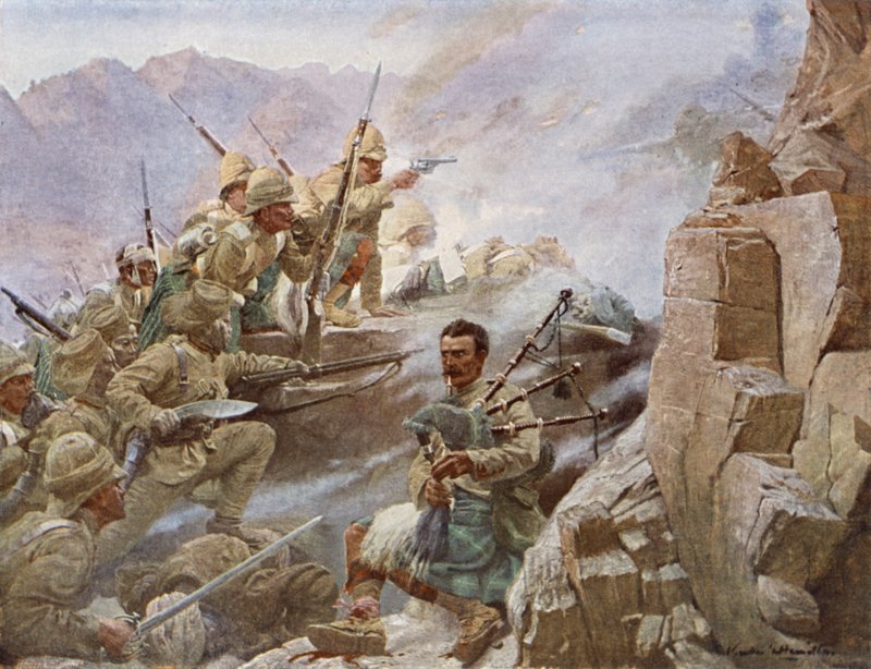 Útok na Dargai, druhá bitva o Malakand, severozápadní hranice, 1897 od Vereker Monteith Hamilton
