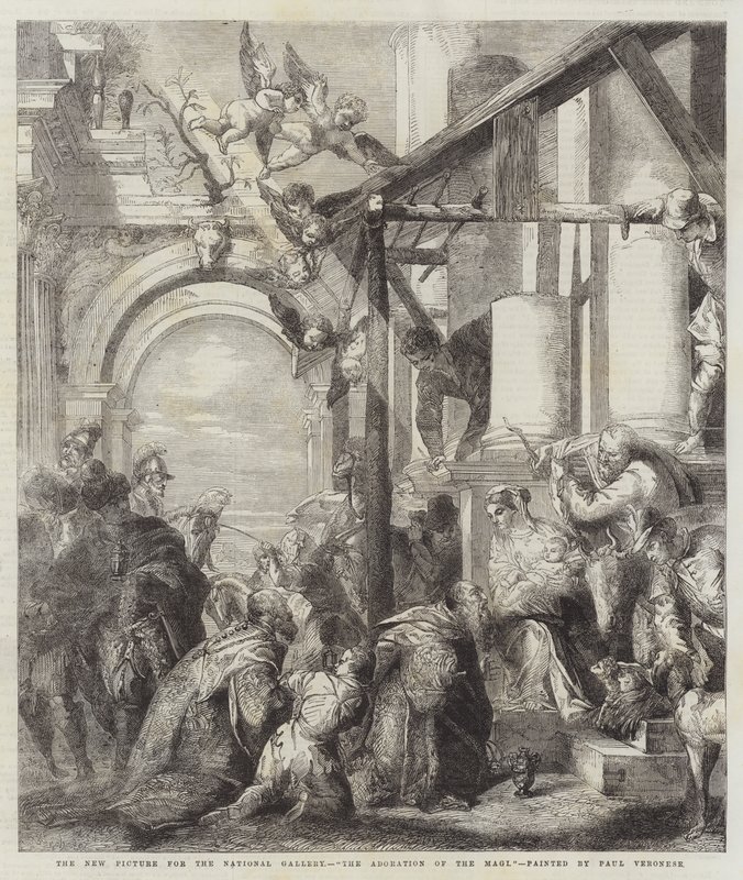 Klanění tří králů od Paolo Veronese
