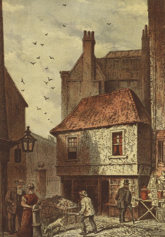 Old Shop, Clare Market (chromolitho) od Waldo Sargeant
