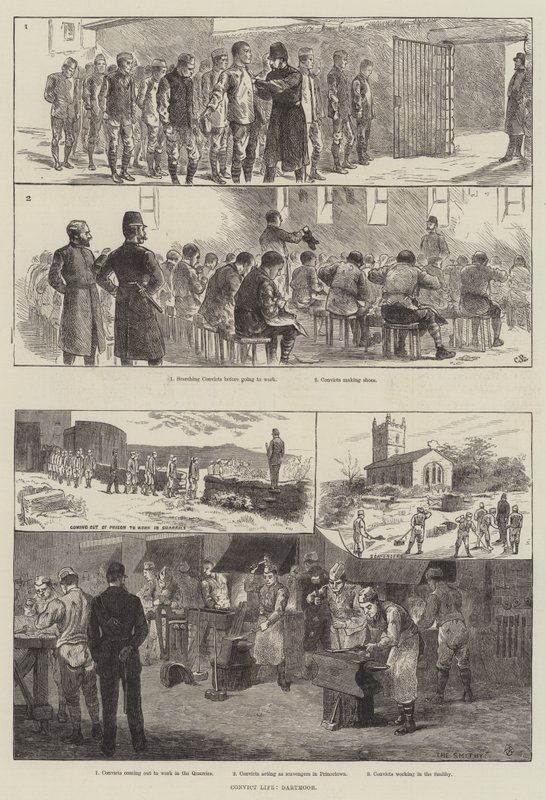 Convict Life, Dartmoor od Walter Bothams