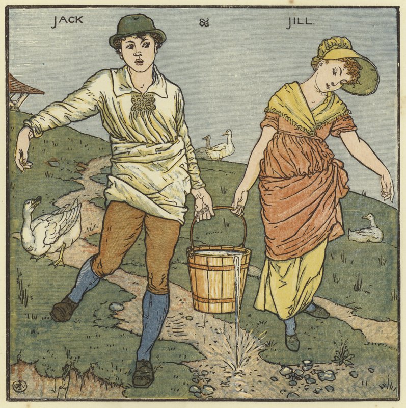 Jack a Jill od Walter Crane