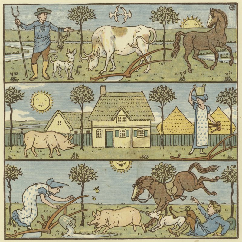 Žil jednou jeden malý muž od Walter Crane