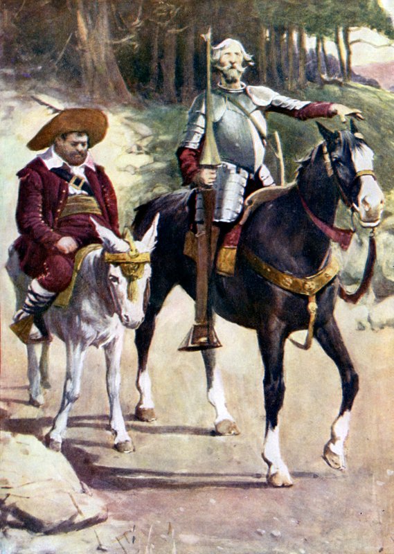 Ilustrace pro Dona Quijota od Walter Grieve