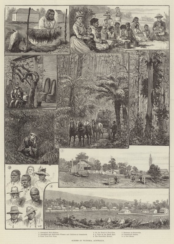 Scény ve Victorii, Austrálie od Walter Paget