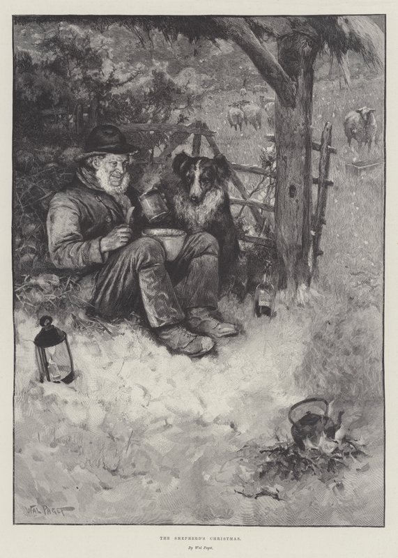 Pastýřské Vánoce od Walter Paget