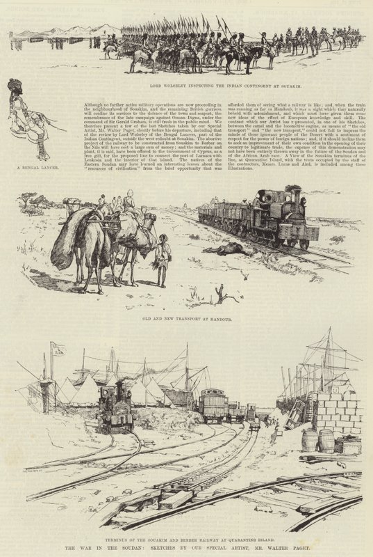 Válka v Soudanu od Walter Paget