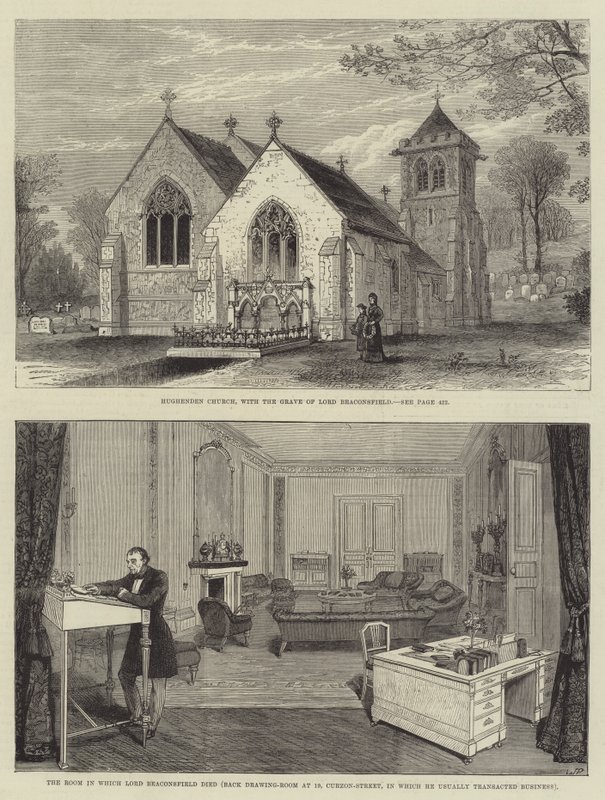 Zesnulý lord Beaconsfield od Walter Paget
