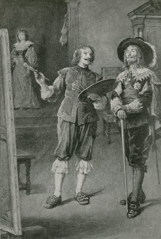 Charles Stuart v domě van Dycka od Walter Stanley Paget