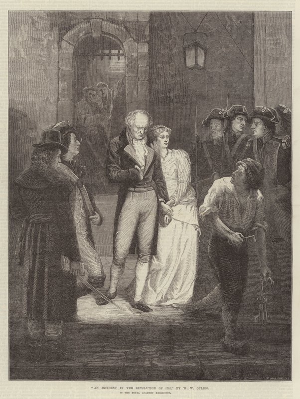 Incident in the Revolution of 1792, in the Royal Academy Exhibition od Walter William Ouless