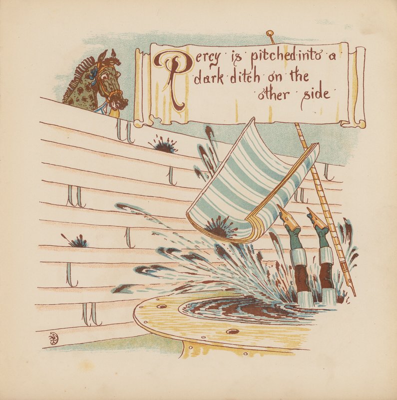 Ilustrace pro Pothooks and Perseverance od Waltera Cranea (barevná litografie) od Walter (after) Crane