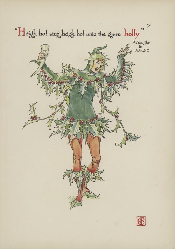 Květiny ze Shakespearovy zahrady od Walter Crane
