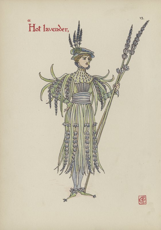 Květiny ze Shakespearovy zahrady od Walter Crane