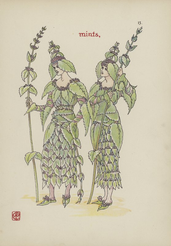 Květiny ze Shakespearovy zahrady od Walter Crane