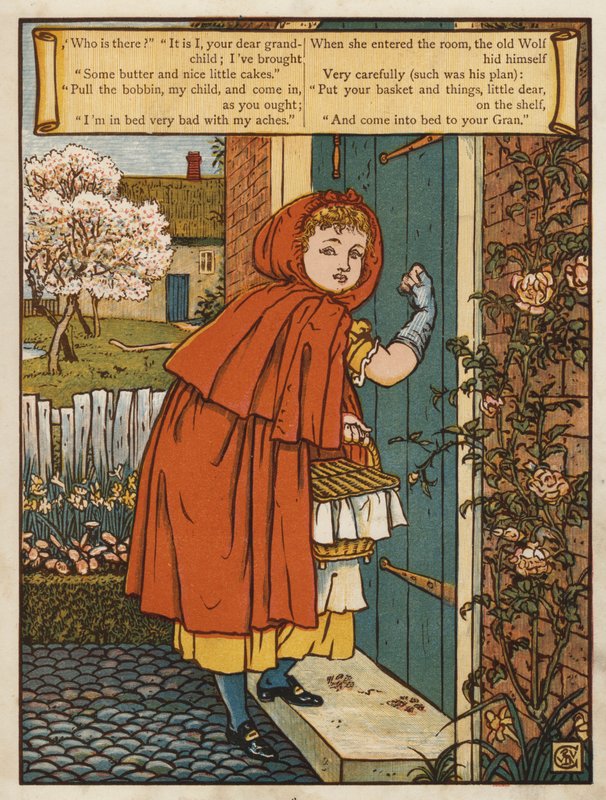 Červená karkulka (barva lito) od Walter Crane