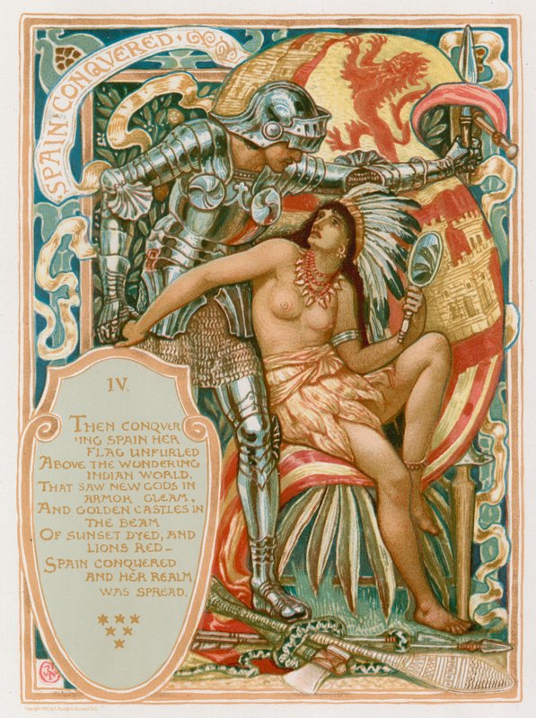Španělsko dobyto od Walter Crane