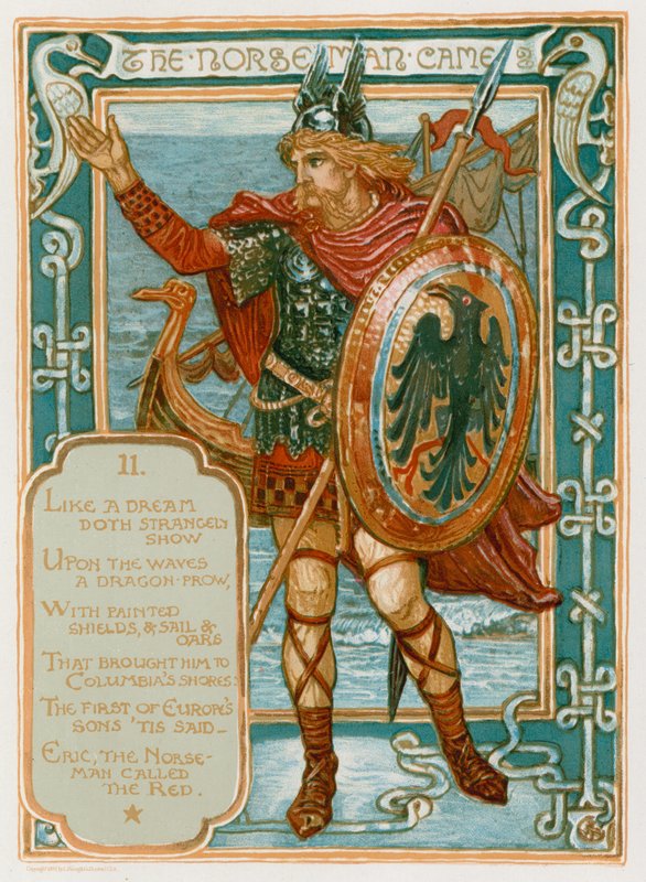Přišel Norseman od Walter Crane