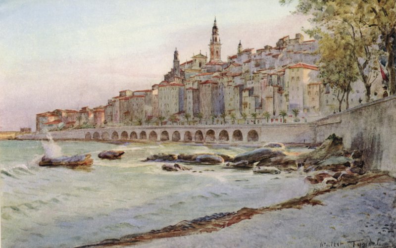 Mentone, z Garavanu od Walter Frederick Roofe Tyndale
