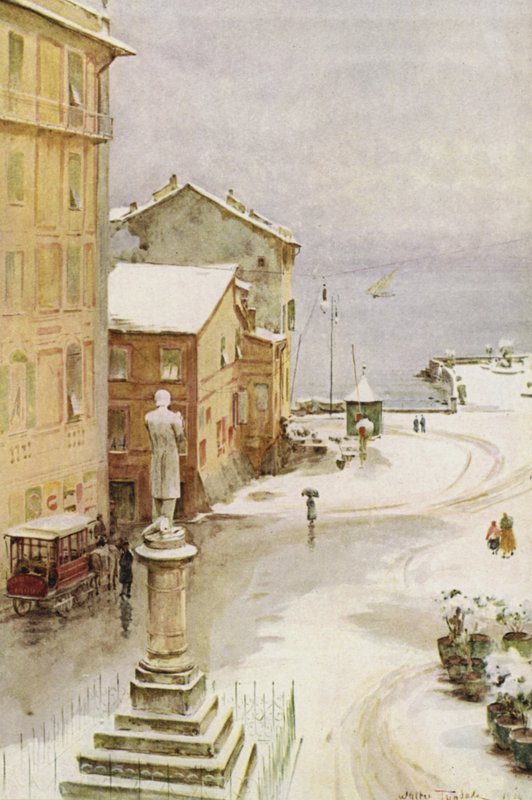 Piazza Mazzini, Santa Margherita od Walter Frederick Roofe Tyndale