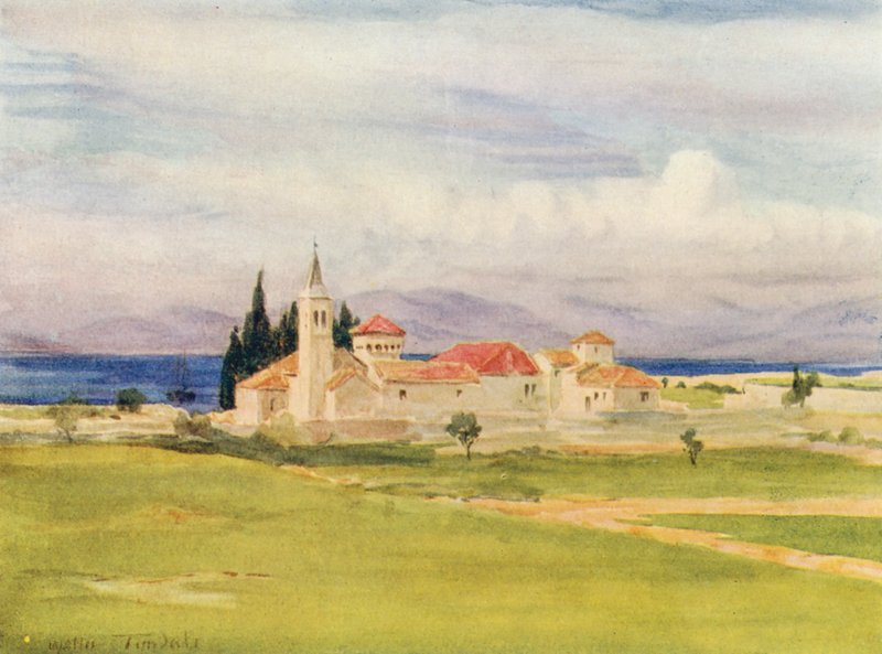 San Francesco u Spalata (barevná litografie) od Walter Frederick Roofe Tyndale